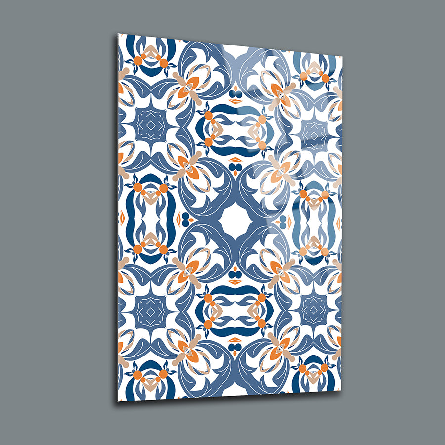 Seramik Desenler 3'lü Set Cam Tablo, özgün tasarımlı, yüksek kaliteli düz cam yüzeyi, modern dekorasyon için ideal.