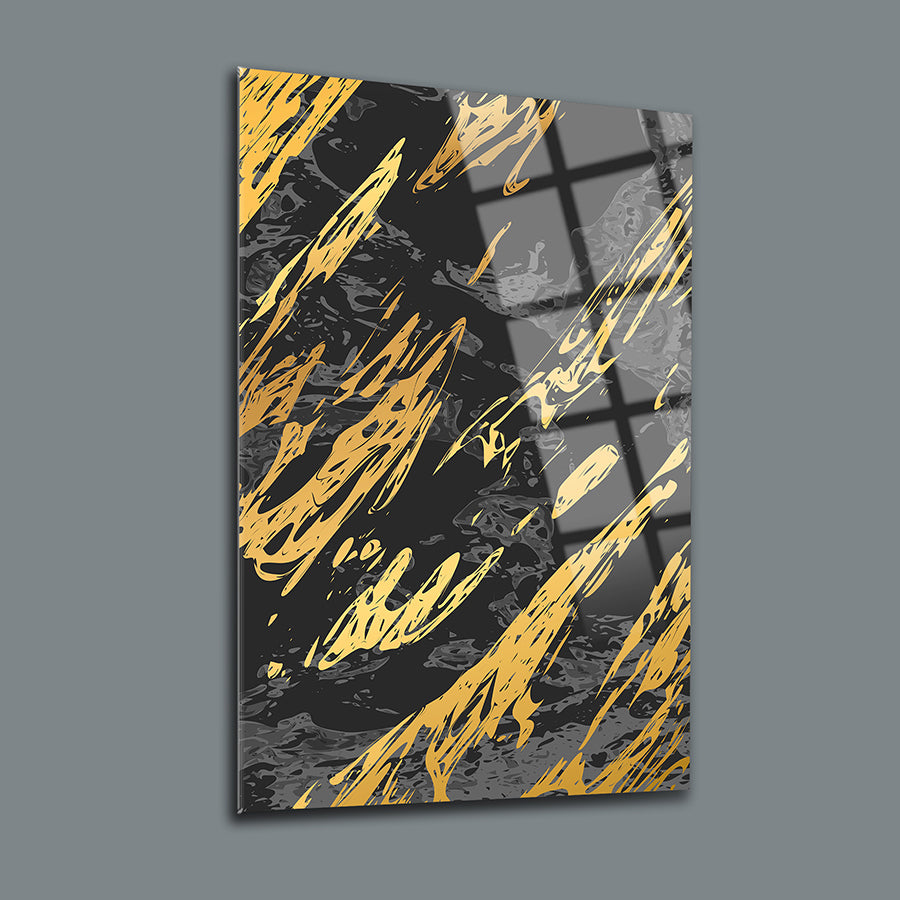 Mermer Desen-1 3'lü Set Cam Tablo, şık ve modern tasarım, UV baskı, yüksek kaliteli temper cam, dayanıklı ve estetik.