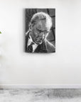 Atatürk 22 Cam Tablo - özel tasarım, yüksek kaliteli 4 mm temperli cam, modern dekor, dayanıklı, şık duvar sanat eseri.