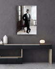 Elegant Atatürk 26 Cam Tablo mounted on a stylish wall, showcasing modern decor and high-quality craftsmanship.