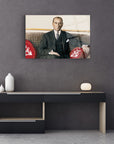 Atatürk 41 Cam Tablo - Şık modern dekorasyona uygun, yüksek kaliteli temperli cam tablo.