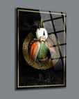 Yavuz Sultan Selim decorative glass wall art with 4mm thick, tempered high-quality glass, UV printed design.