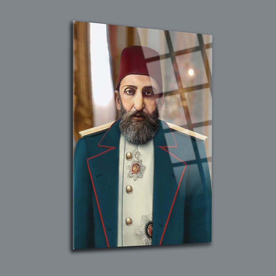 Abdülhamit Han 3 Cam Tablo, 4 mm kalınlığında yüksek kaliteli temper cam tablo.