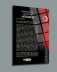 Atatürk'ün Gençliğe Hitabesi framed wall art showcasing cultural heritage and historical significance.