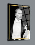 Atatürk 115 Cam Tablo, 4 mm temperli cam, şık tasarım ve UV baskı ile yüksek kaliteli sanat eseri.