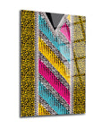Colorful Dantelli Renkler Cam Tablo with vibrant patterns and textures on high-quality tempered glass.
