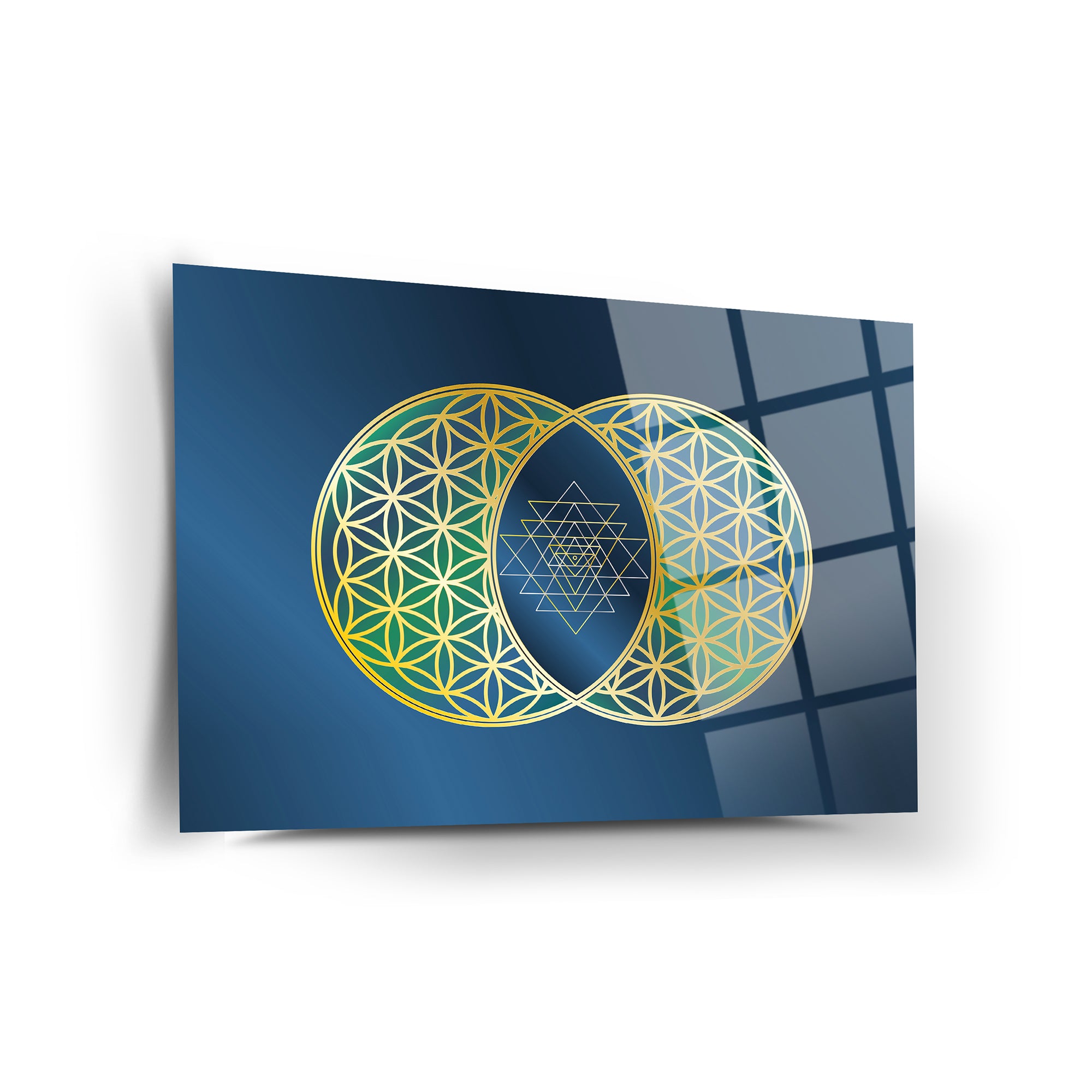 Srd concept Geometric Pattern 14 Glass Painting