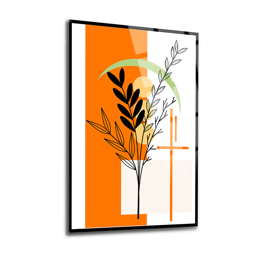 Çiçek Dalları 3'lü Set Cam Tablo, modern ve şık tasarım, yüksek kaliteli UV baskı, 4 mm temper camdan yapılmıştır.