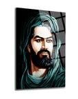 Hz Ali 2 Cam Tablo - Cam yüzeyine UV baskı ile yapılmış özel tasarım tablosu.