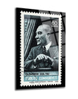 Atatürk Pulu Cam Tablo, 60 kuruş, 1968, özel tasarım, UV baskı, yüksek kaliteli cam