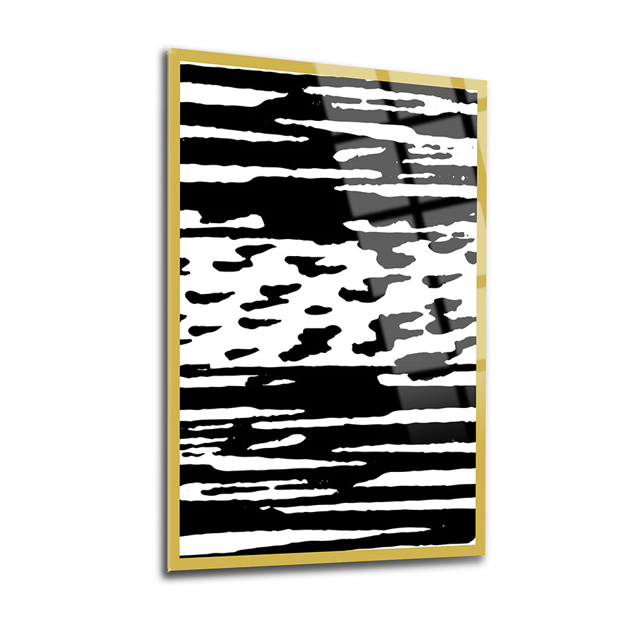 Altın Dalgalar 3'lü Set Cam Tablo, yüksek kaliteli temperli cam, modern tasarım, UV baskı ile özel dekorasyon.