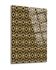 Geometrik Desen-6 Cam Tablo, 3'lü set, modern ve şık tasarım, dayanıklı 4 mm kalınlığında cam.