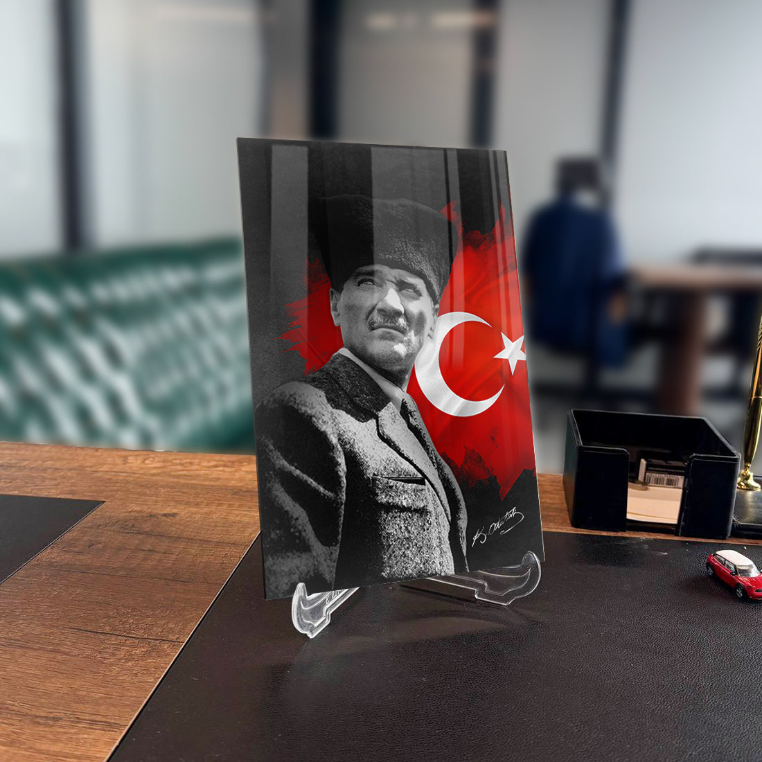 Atatürk 7 Cam Tablo