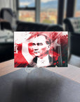 Atatürk 55 Cam Tablo