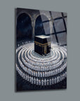 Kabe Tavaf Cam Tablo