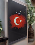 Türk Bayrağı 12 Cam Tablo