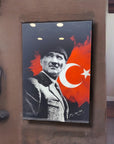 Atatürk 7 Cam Tablo