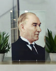 Ataturk 47 Glass Painting