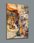 Kahire Pazarı Cam Tablo