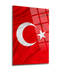 Türk Bayrağı 14 Cam Tablo