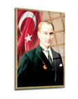 Ataturk 154 Glass Painting