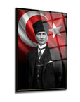 Ataturk 154 Glass Painting