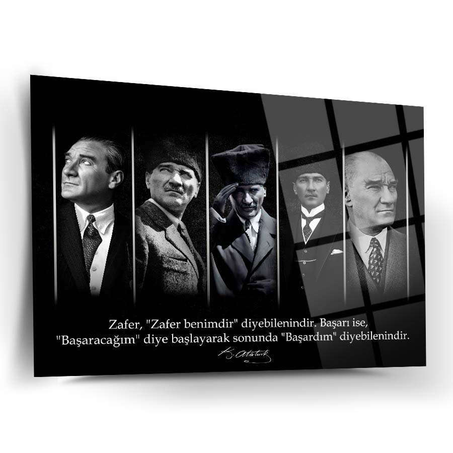 Atatürk 200 Cam Tablo