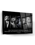 Atatürk 200 Cam Tablo, SRD Concept özel tasarım, cam tablo, yüksek kaliteli UV baskı, 4 mm kalınlık.