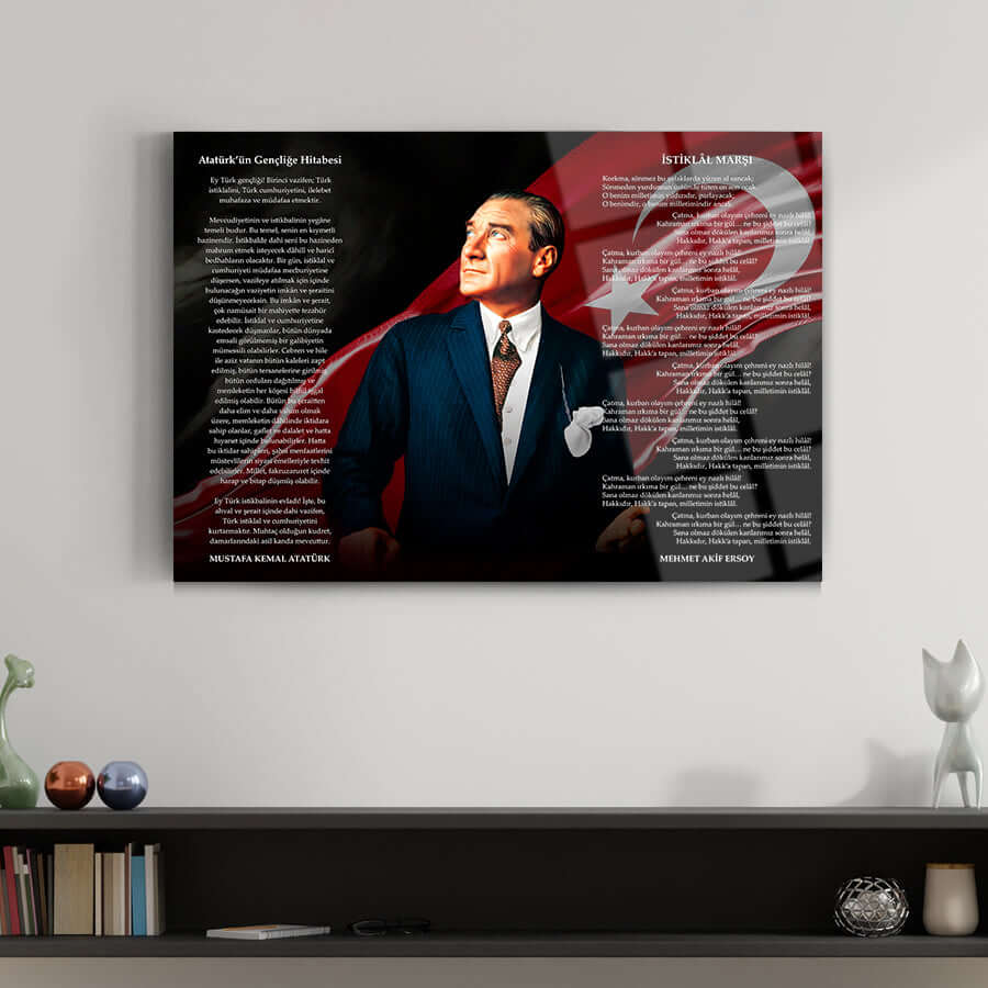 tablo,cam tablo,cam poster,kanvas tablo,duvar dekorasyonu,ev dekorasyonu,srd concept,özel tasarım,kişiye özel tablo,büyük tablo,atatürk tablo,bayrak tablo,atatürk cam tablo,istiklal marşı tablo,gençliğe hitabe tablo,atatürk köşesi