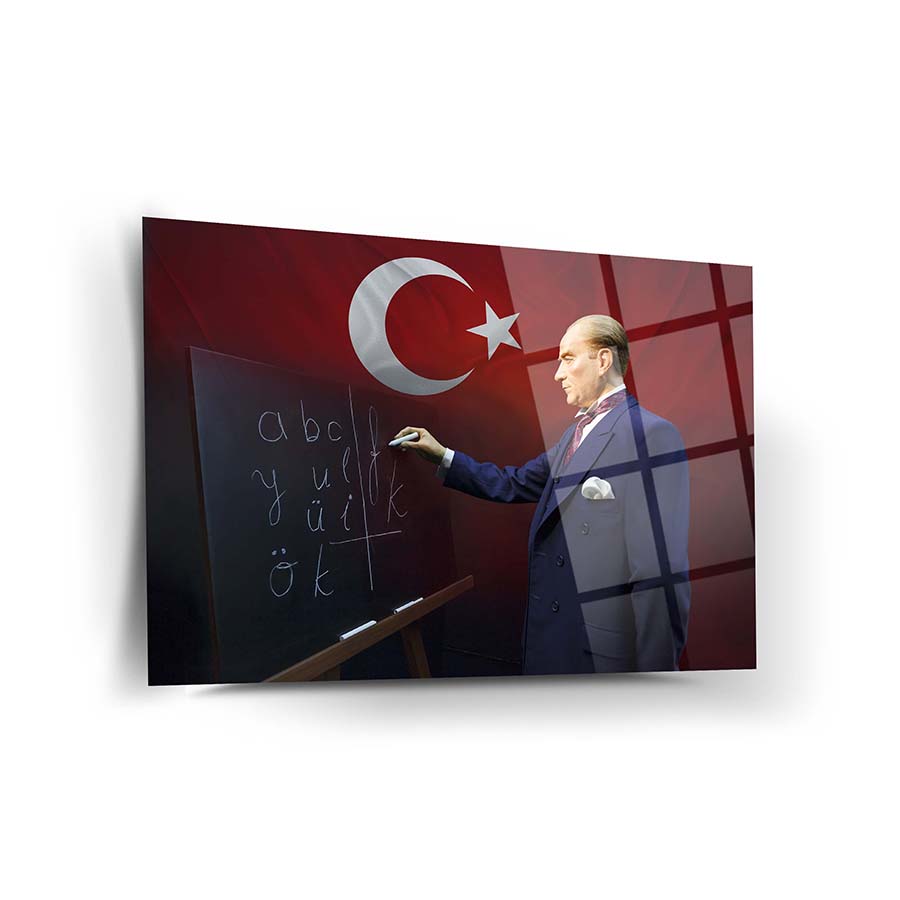 Atatürk 221 Cam Tablo