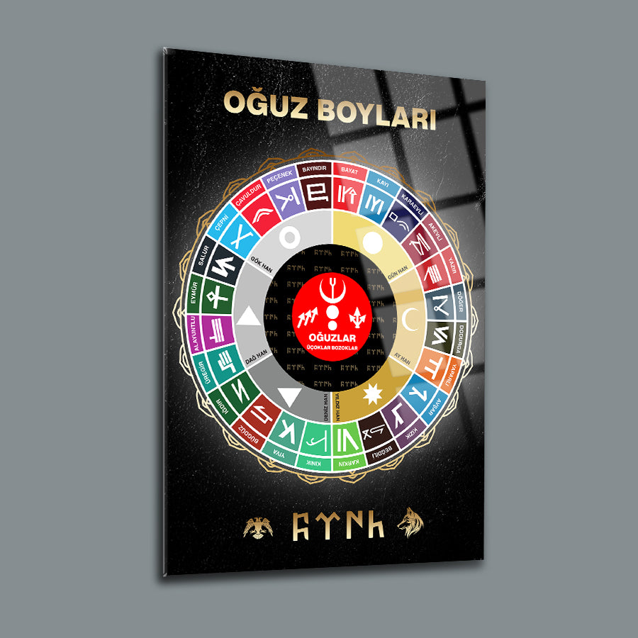 tablo,cam tablo,cam poster,kanvas tablo,duvar dekorasyonu,ev dekorasyonu,srd concept,özel tasarım,kişiye özel tablo,büyük tablo,oğuz boyları tablo,türklük tablo