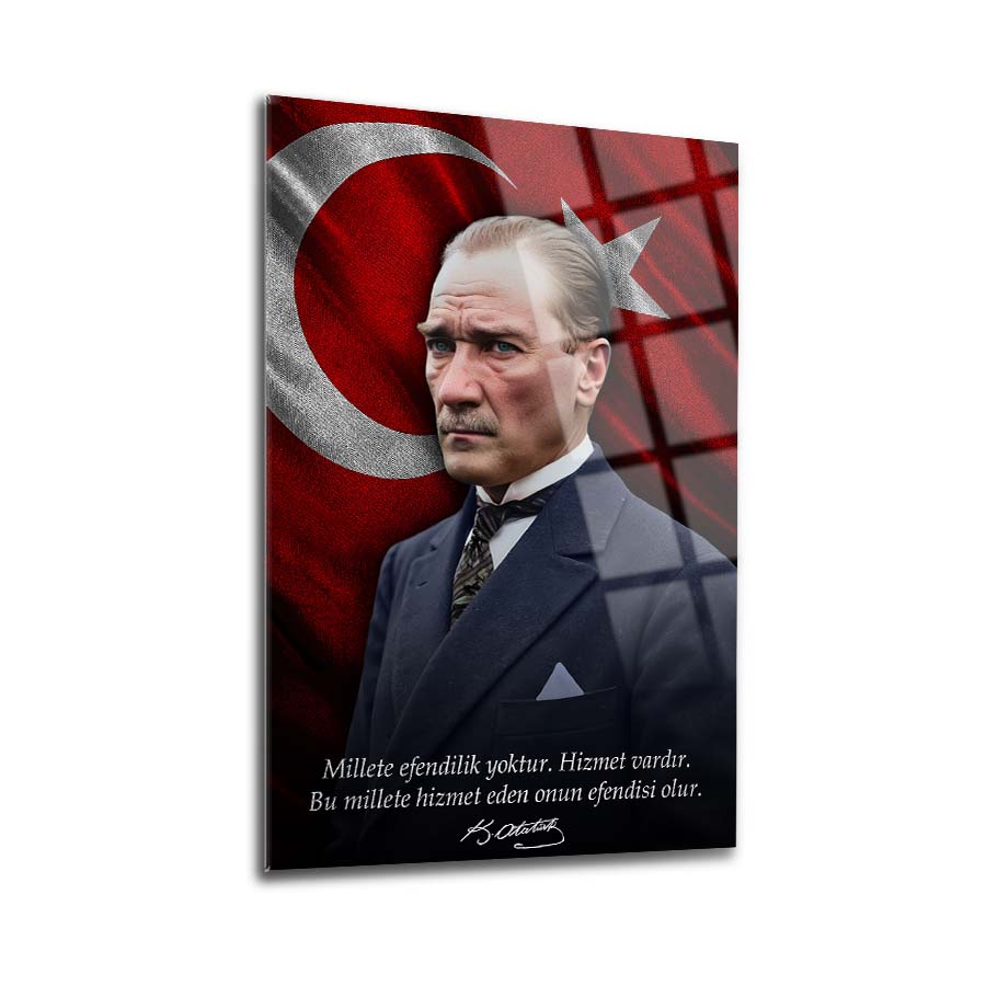 Atatürk 230 Cam Tablo