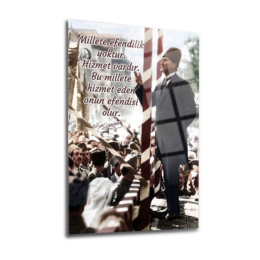 Atatürk 519 Cam Tablo