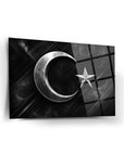 Türk Bayrağı 22 Cam Tablo