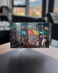Tarihte Türk Liderleri Cam Tablo