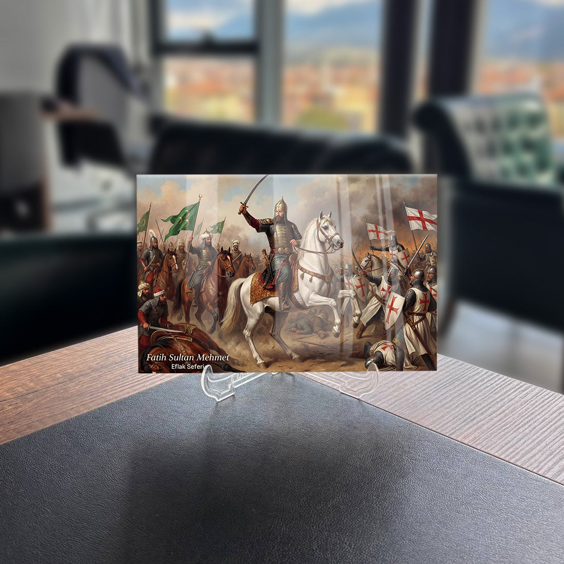 Fatih Sultan Mehmet Eflak Seferi Cam Tablo
