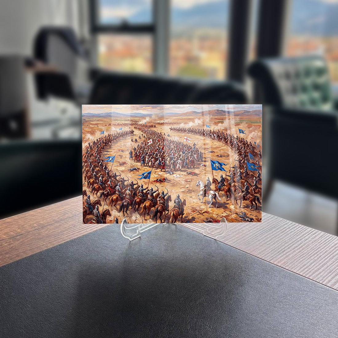 Malazgirt Savaşı 1 Cam Tablo