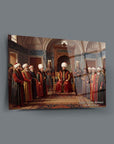 Fatih Sultan Mehmet Divan-ı Hümayun Cam Tablo