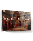 Fatih Sultan Mehmet Divan-ı Hümayun Cam Tablo
