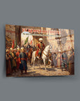 Fatih'in İstanbula Girişi 3 Cam Tablo