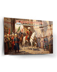 Fatih'in İstanbula Girişi 3 Cam Tablo