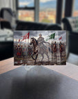 Fatih Sultan Mehmet Sırbistan Seferi Cam Tablo