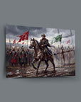 Fatih Sultan Mehmet Sırbistan Seferi Cam Tablo