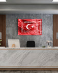 Osmanlı Sancağı - Hilafet Sancağı 2 Cam Tablo