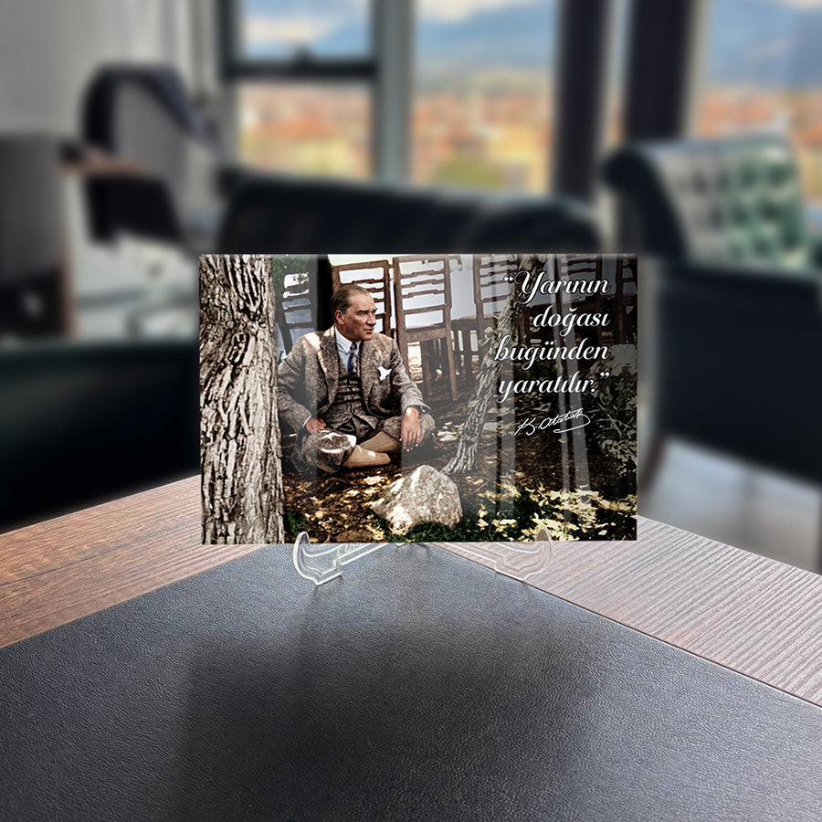 Atatürk 535 Cam Tablo