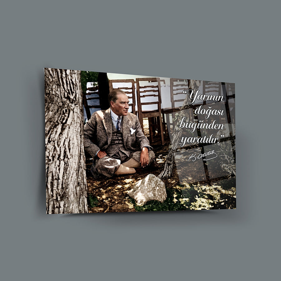 Atatürk 535 Cam Tablo