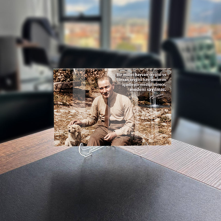 Atatürk 562 Cam Tablo
