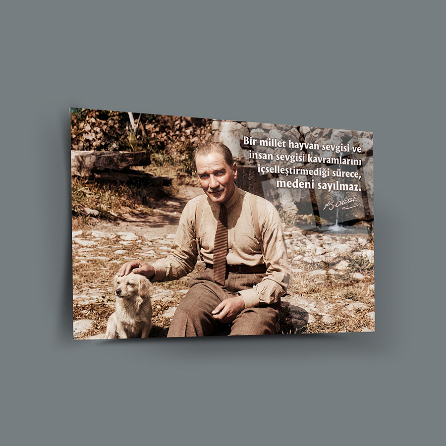 Atatürk 562 Cam Tablo