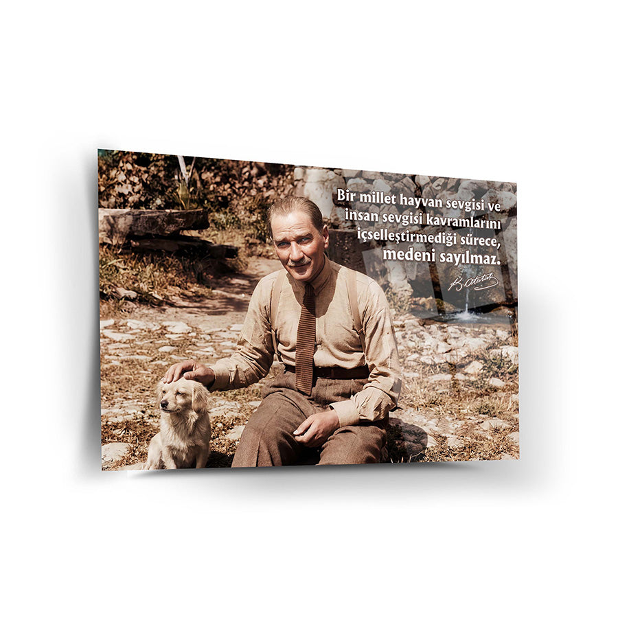 Atatürk 562 Cam Tablo