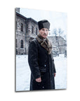 Atatürk Karlı Ankara Kış Portresi Cam Tablo | SRD Concept